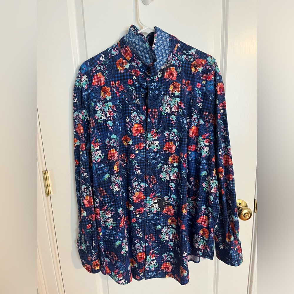 NEW exclusive Robert Graham button-down men’s size 2 XL